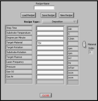 Click to enlarge Recipe editor